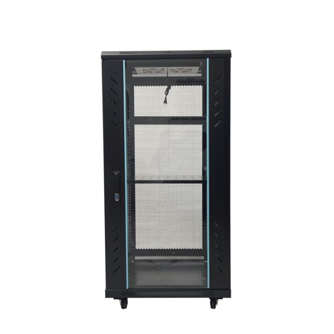 Network Equipment Cabinet 19 Inches Network Server Rack with Toughened ...